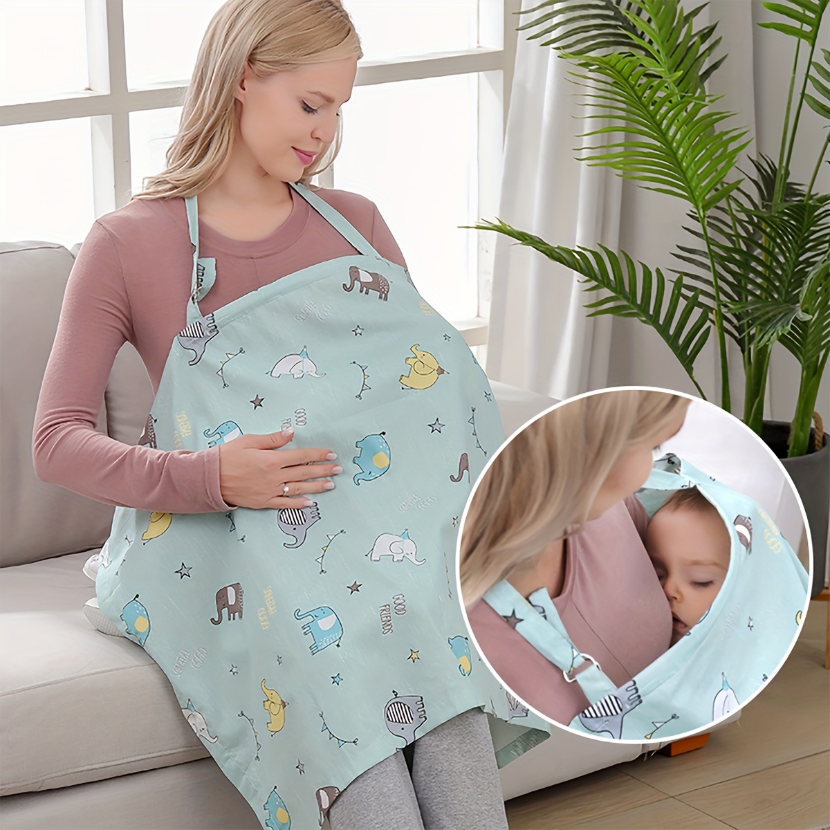 Baby Nursery Hospital - Maternity Nursing Cover Scarf, Baby Stroller,Car
