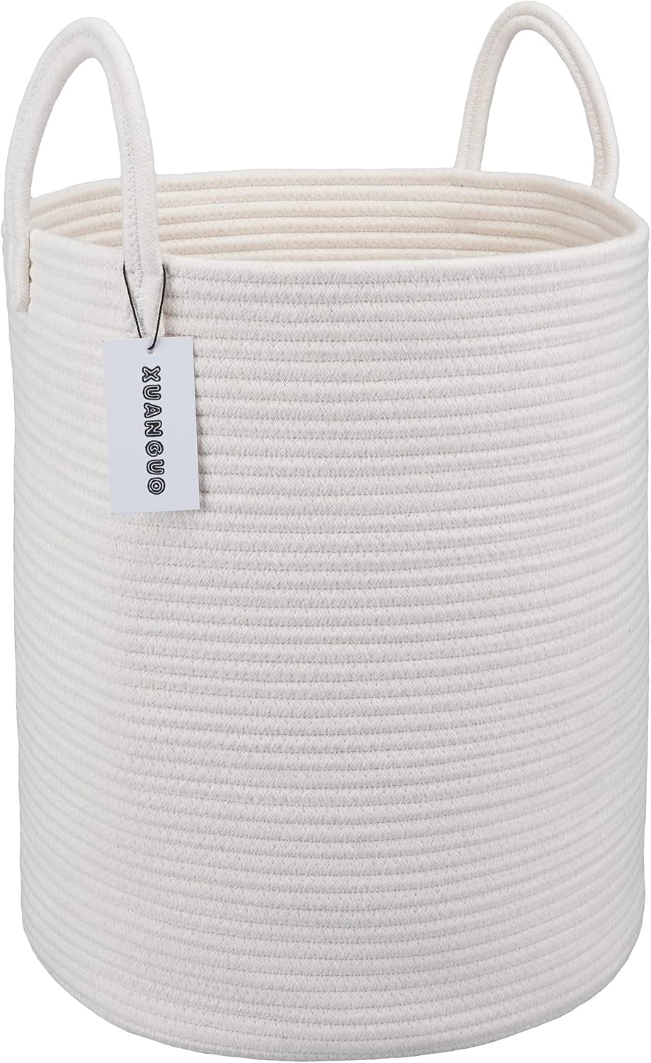 Baby Nursery Laundry Hamper - Cotton Rope Laundry Basket Hamper for