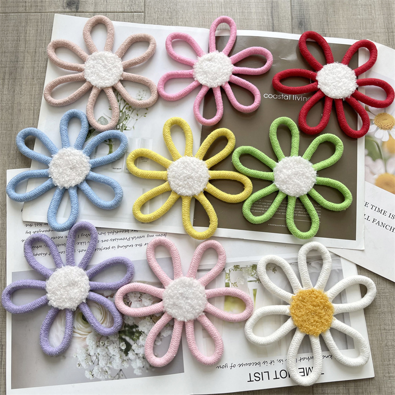 Baby Nursery Artwork - Cotton Rope Woven Daisy Flower Wall