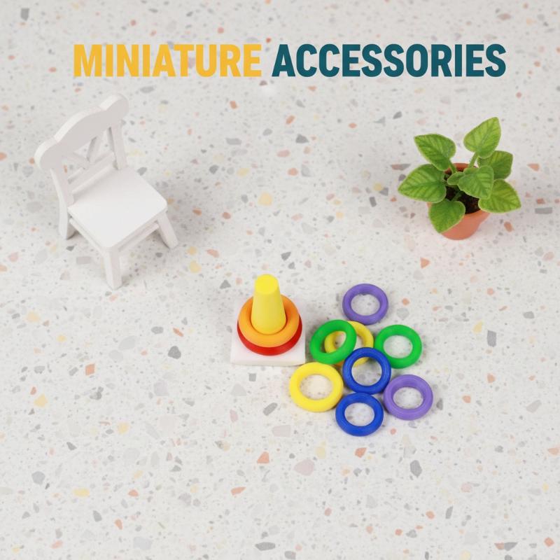 2 Sets Dollhouse Rainbow Stack - Baby Nursery Dolls review and price