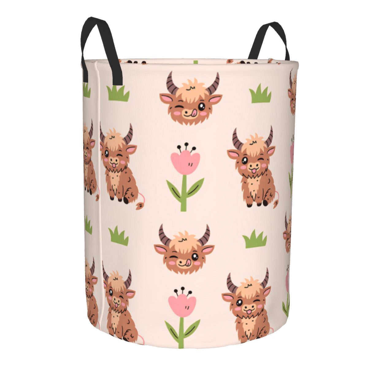 Cute Baby Highland Cows Laundr - Baby Nursery Laundry Hamper review and price