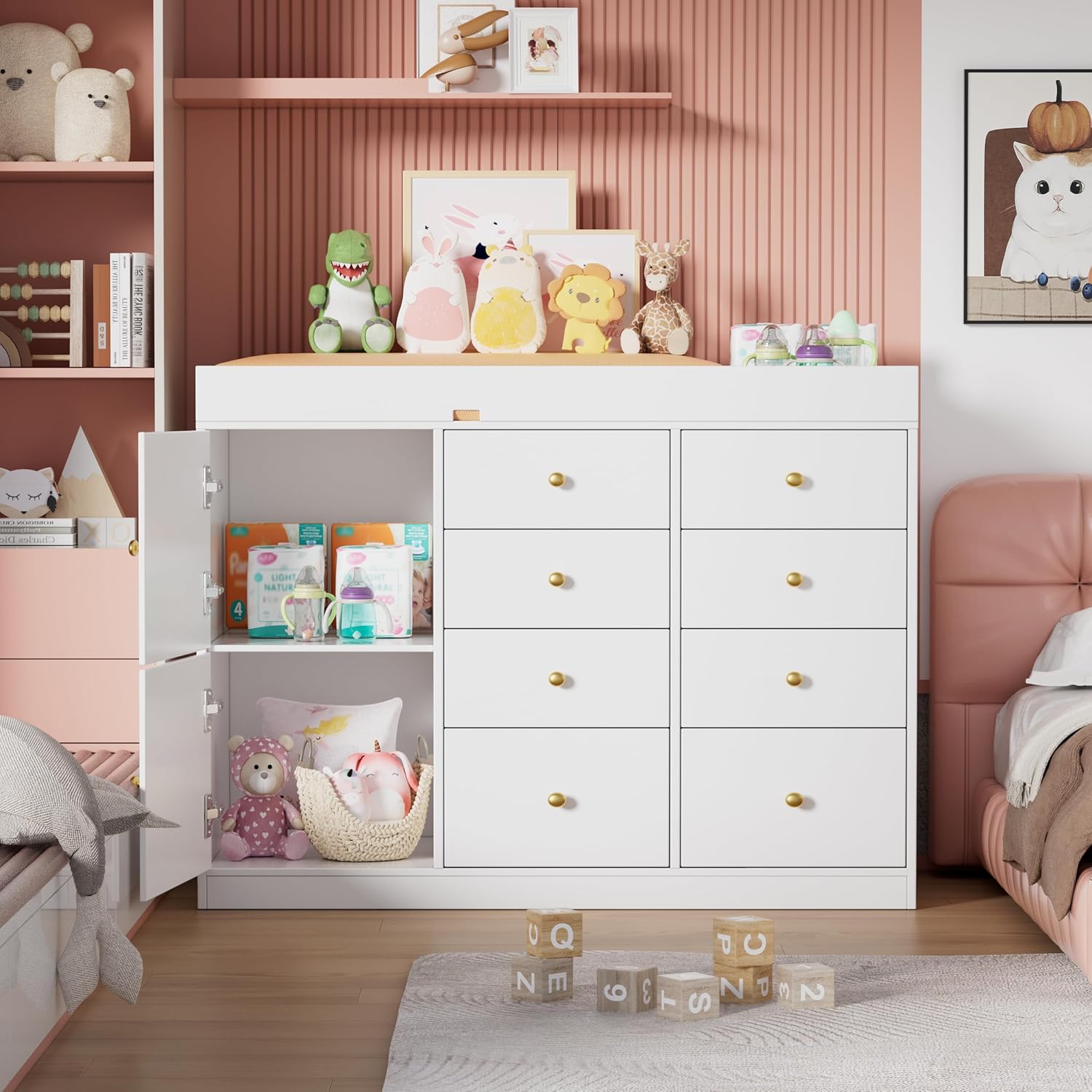 Changing Table Dresser, Baby C - Baby Nursery Dresser Changing Table review and price
