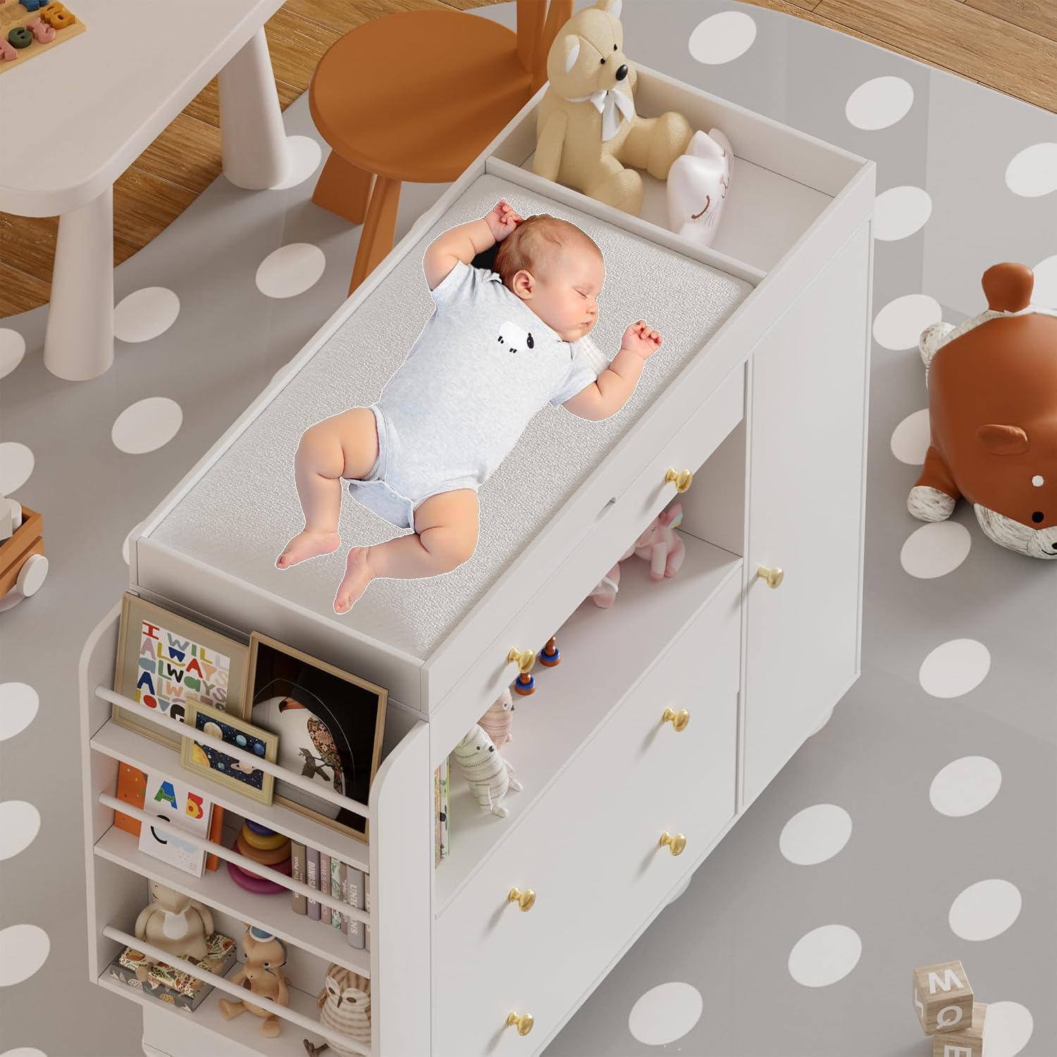 Nursery Dresser with Baby Chan - Baby Nursery Dresser Changing Table review and price