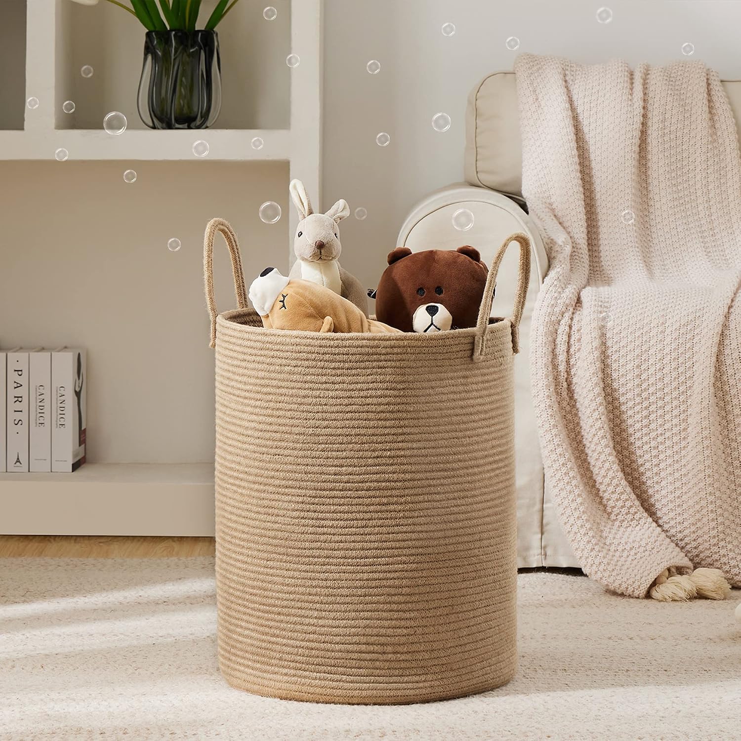 Rope Laundry Hamper Basket , 5 - Baby Nursery Laundry Hamper review and price
