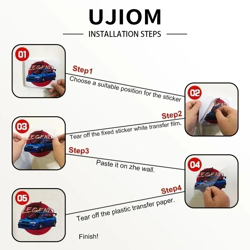 UJIOM Cute Okarun Wall Sticker - Baby Nursery Wardrobe review and price