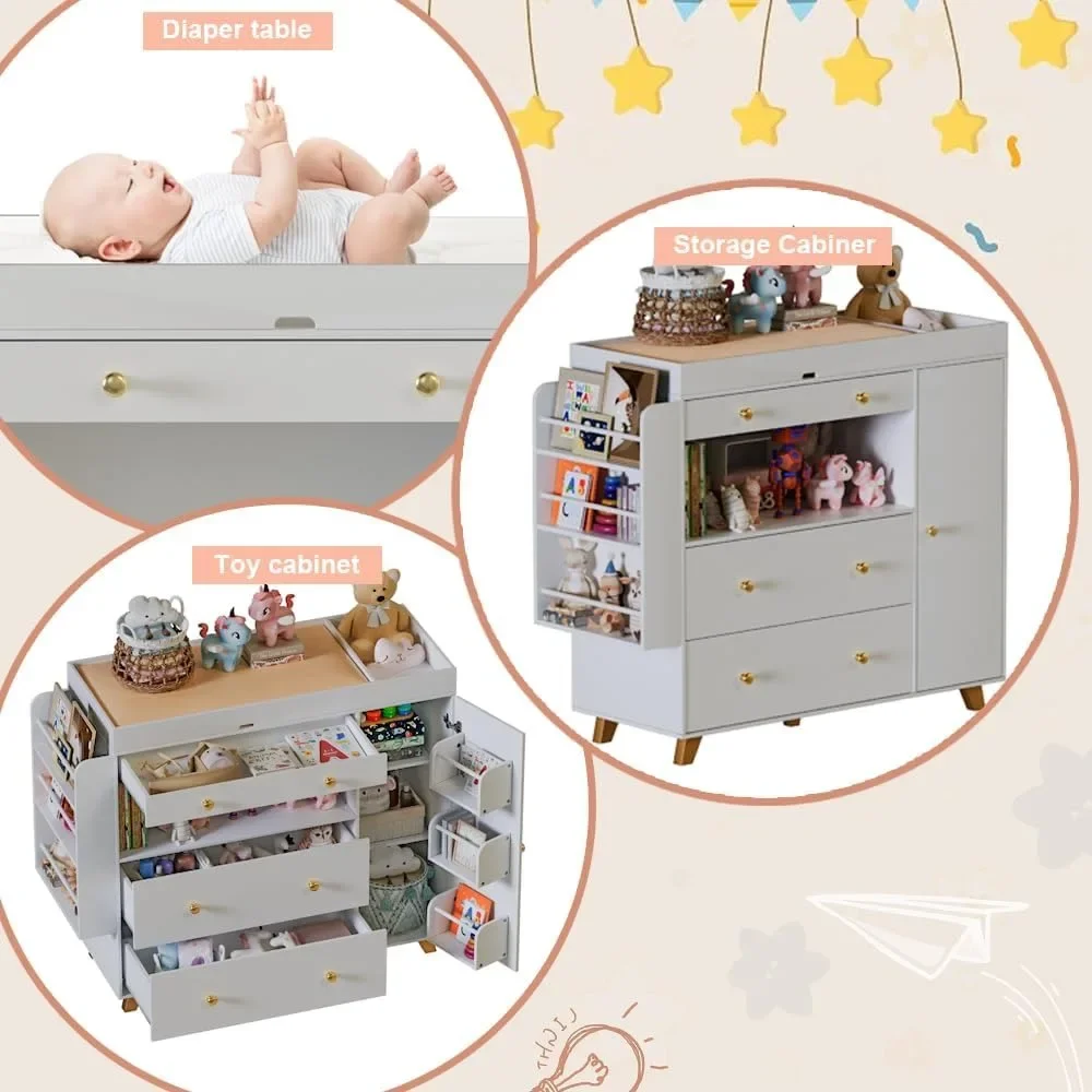 Nursery Dresser, Baby Changing - Baby Nursery Dresser Changing Table review and price