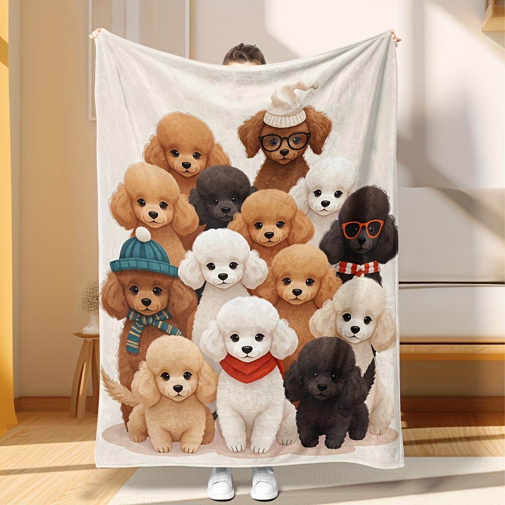 Fluffy Dog Friends Blanket Thr - Baby Nursery Decor Ideas review and price