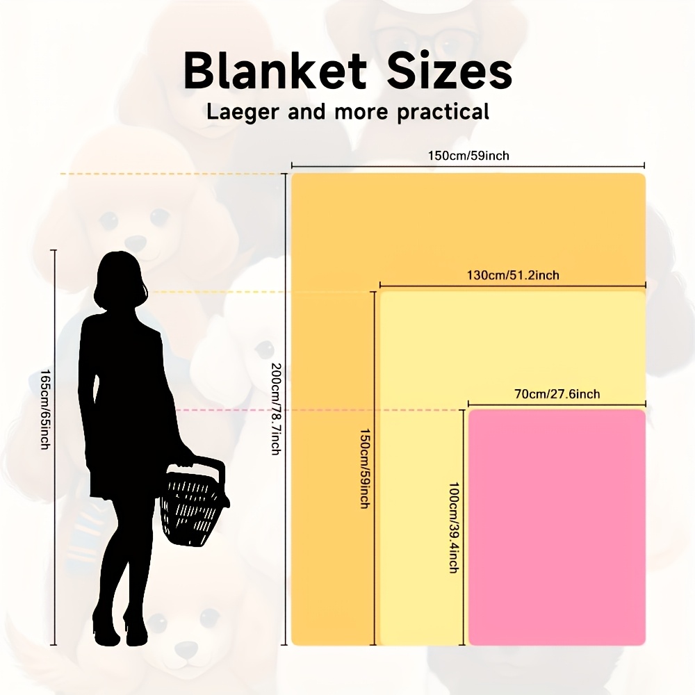 Fluffy Dog Friends Blanket Thr - Baby Nursery Decor Ideas review and price