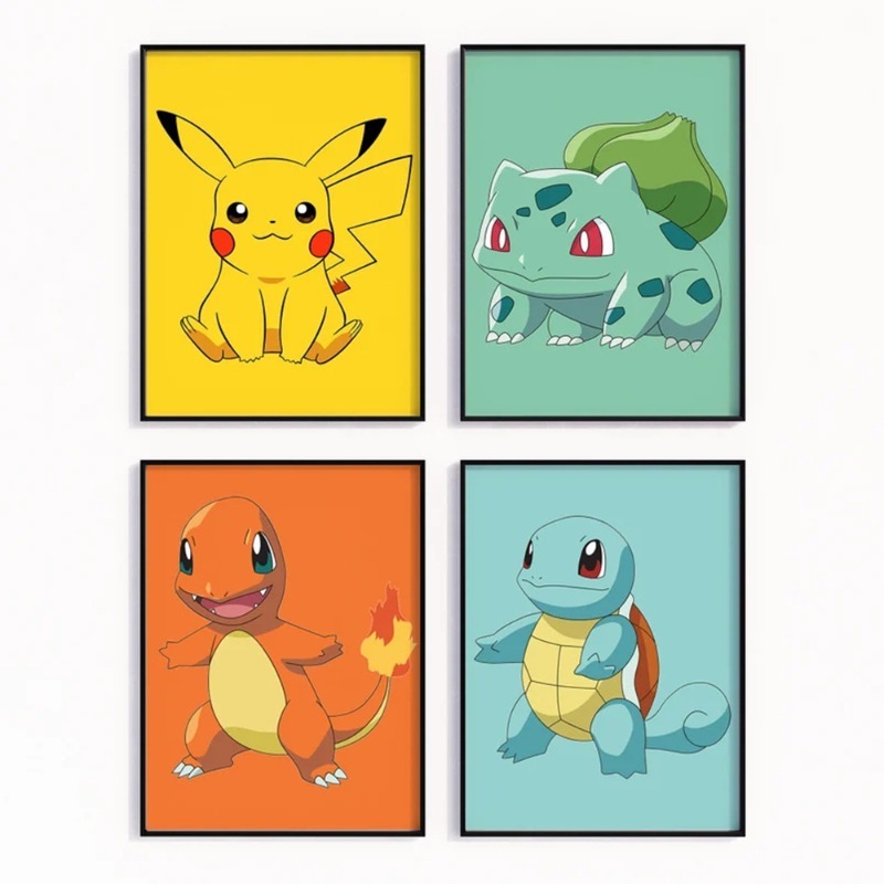 Cartoon Anime Poster Pokemon P - Baby Nursery Hanging Decor review and price