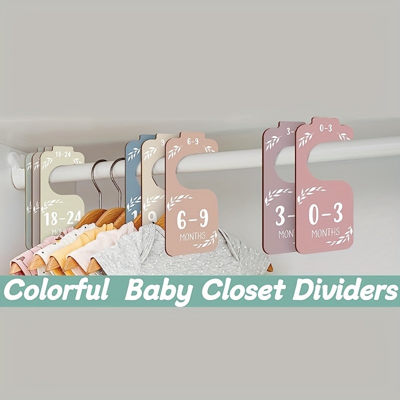 8pcs Wooden Baby Closet Divide - Baby Nursery Wardrobe review and price