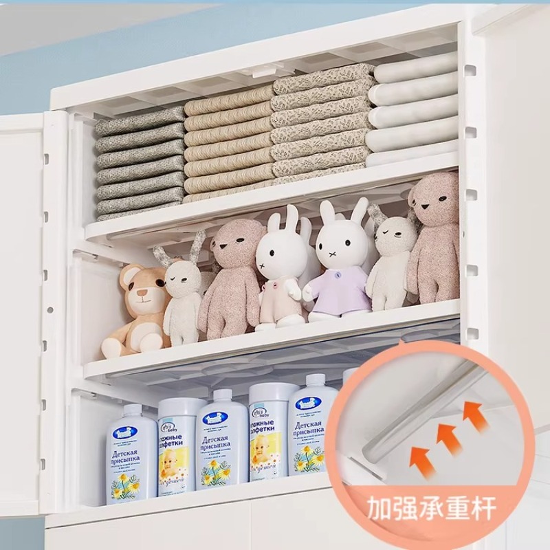 Cute Cartoon Kids Wardrobe Clo - Baby Nursery Wardrobe review and price