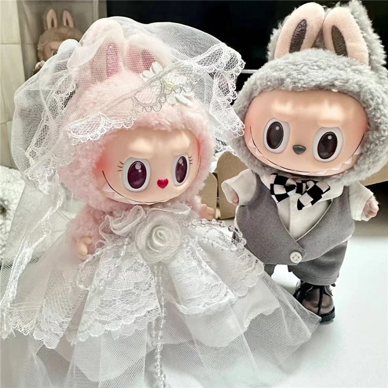15 17cm For Labubu Doll Weddin - Baby Nursery Dolls review and price