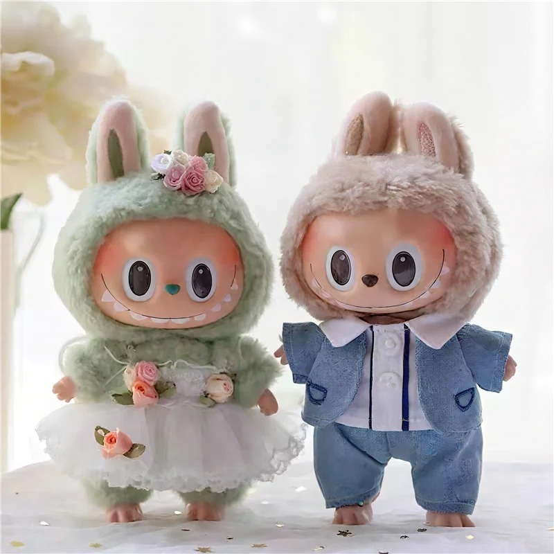 15 17cm For Labubu Doll Weddin - Baby Nursery Dolls review and price