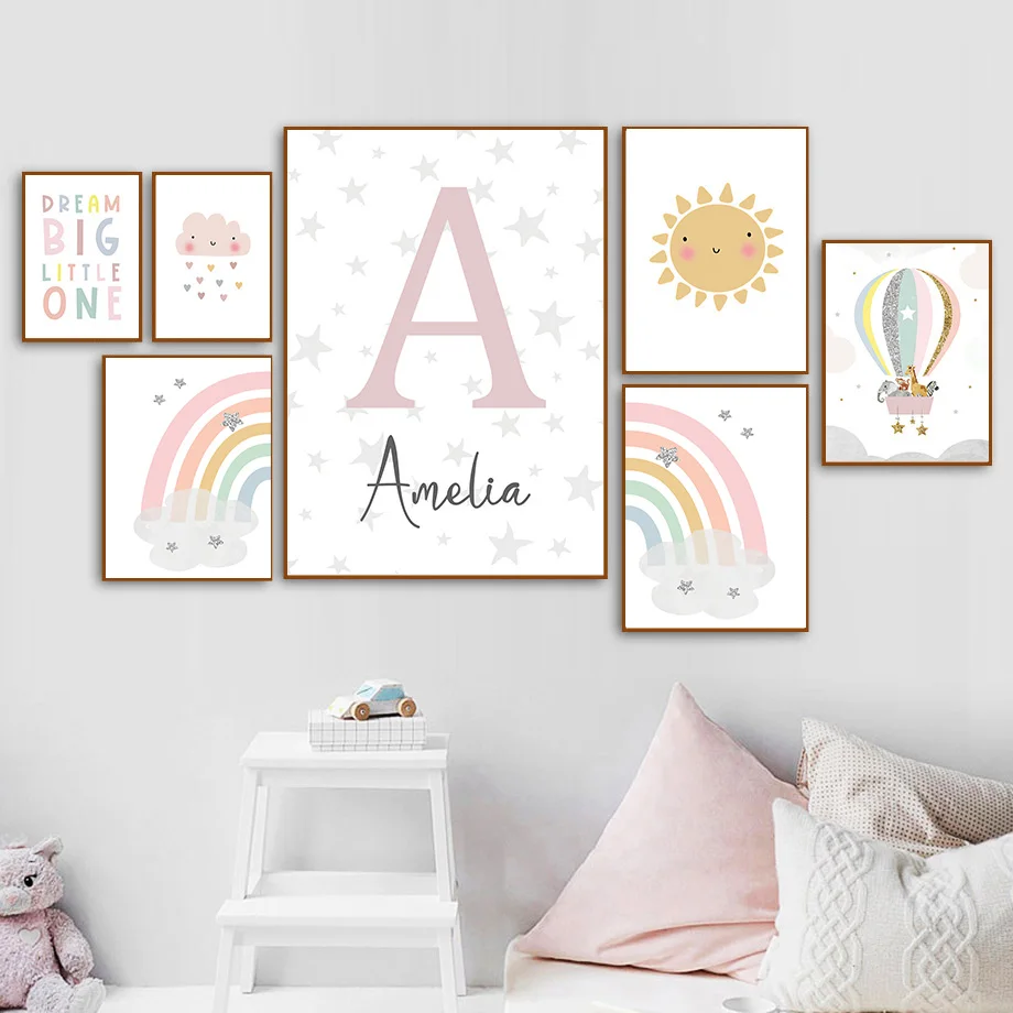 Giraffe Elephant Hot Balloon S - Baby Nursery Artwork review and price