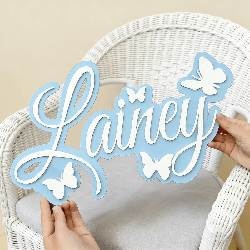 Personalized Baby Name Plaque, - Baby Nursery Name review and price
