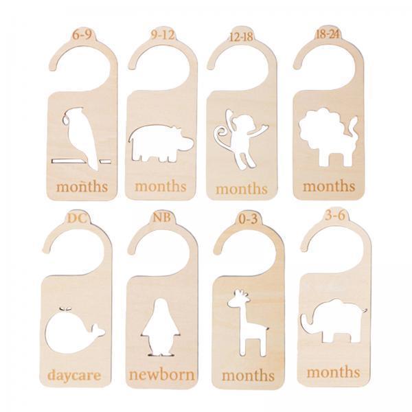 3x 8x Wooden Baby Closet Divid - Baby Nursery Wardrobe review and price