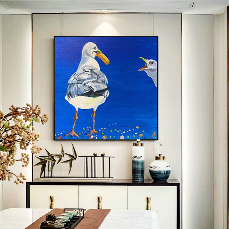 Funny Seagull Coastal Wall Art - Baby Nursery Decor Ideas review and price