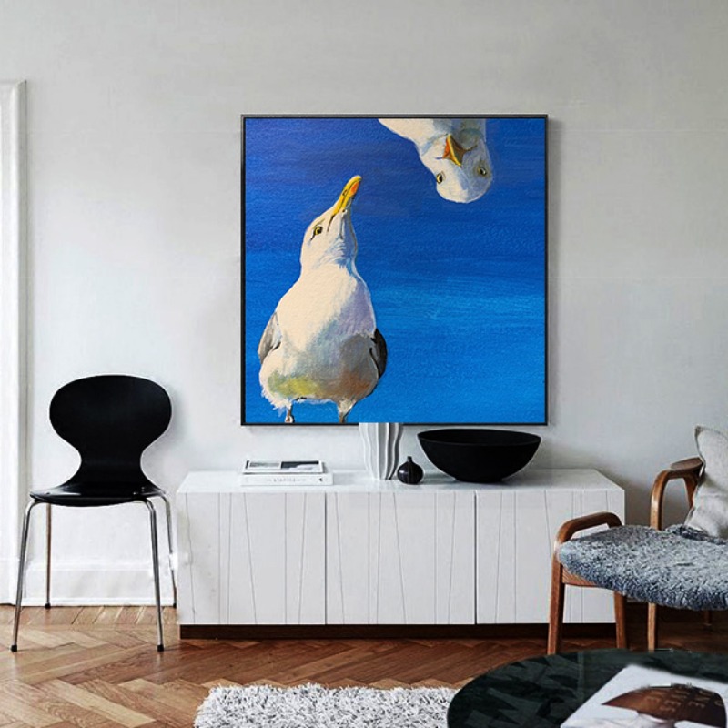 Funny Seagull Coastal Wall Art - Baby Nursery Decor Ideas review and price