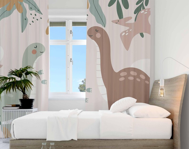 Dinosaur Nursery Curtains Dino - Baby Nursery Youtube review and price