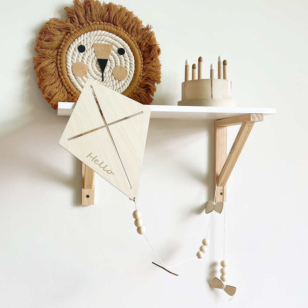 INS Nordic Wooden Kite Wall Or - Baby Nursery Hanging Decor review and price
