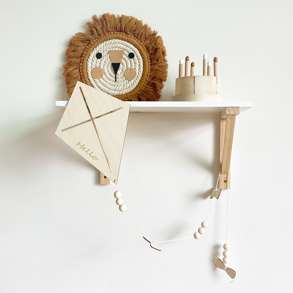 INS Nordic Wooden Kite Wall Or - Baby Nursery Hanging Decor review and price