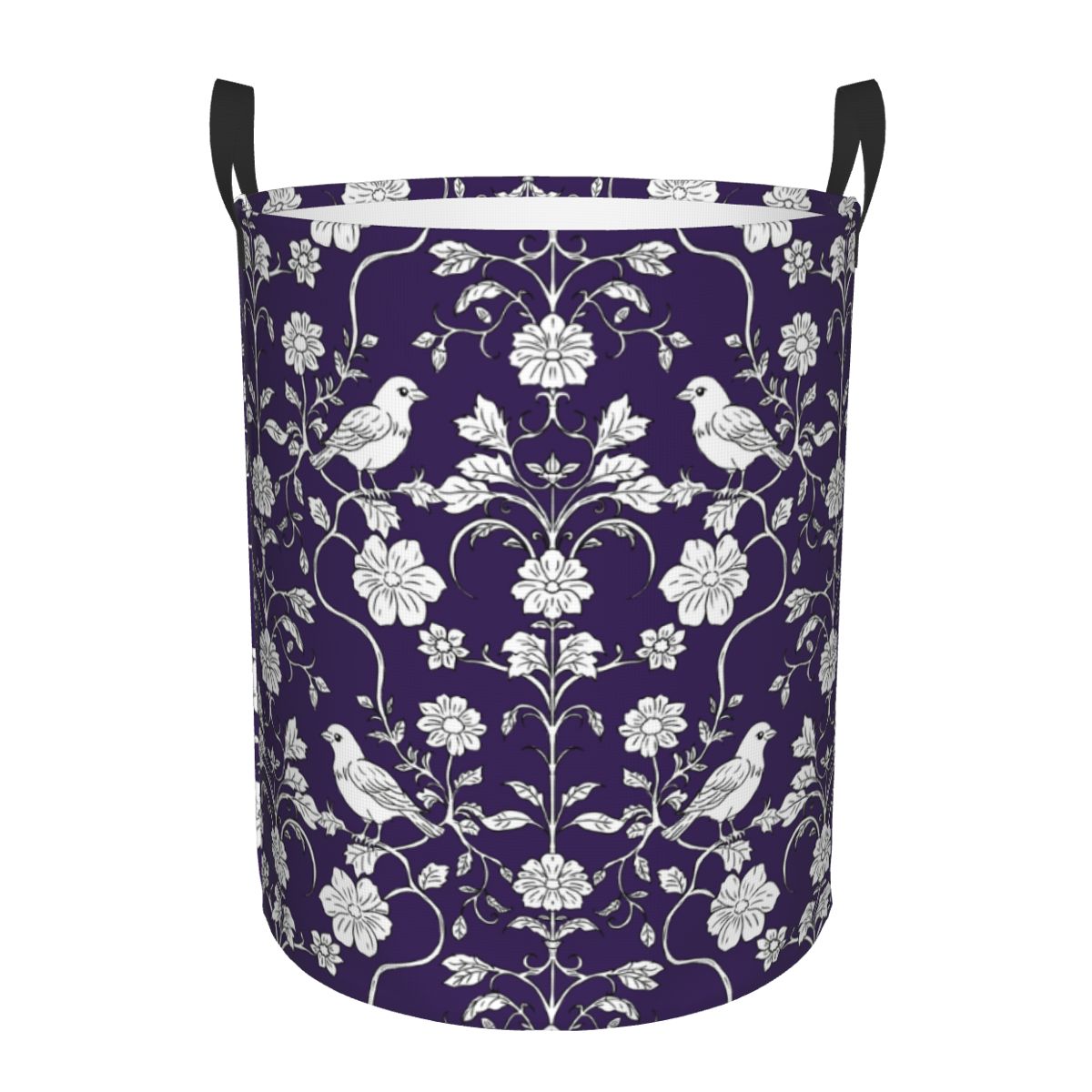 Birds And Flowers Pattern Laun - Baby Nursery Laundry Hamper review and price