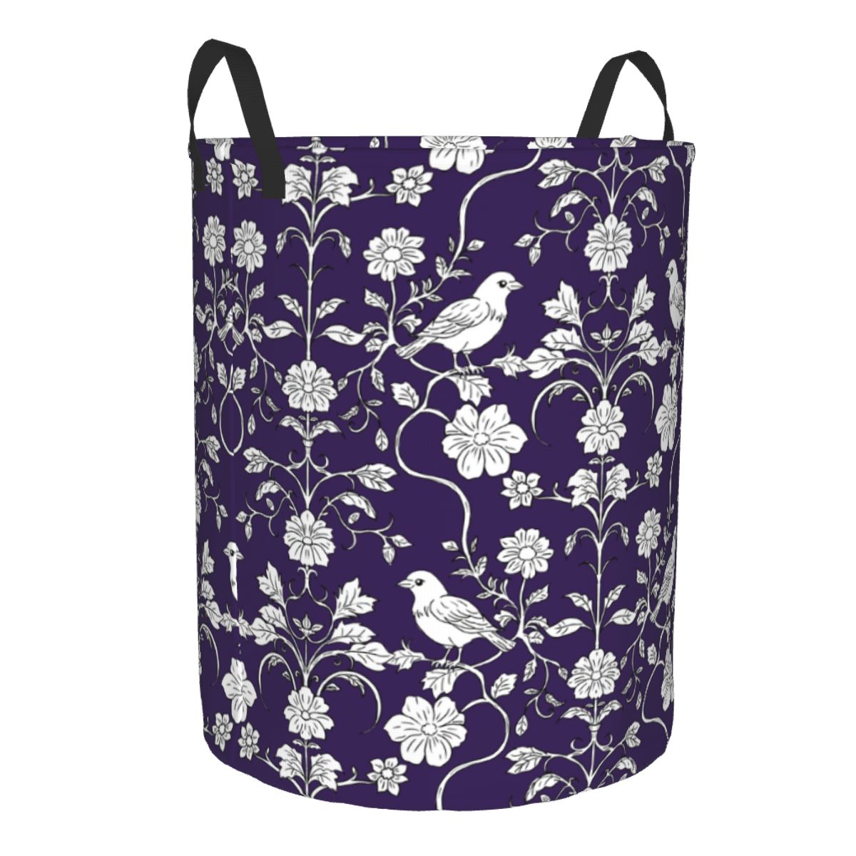 Birds And Flowers Pattern Laun - Baby Nursery Laundry Hamper review and price