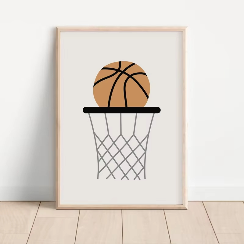 Simple Boy Basketball Skateboa - Baby Nursery Prints review and price