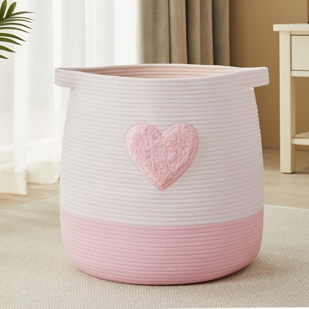 Pink Laundry Basket Hamper for - Baby Nursery Laundry Hamper review and price