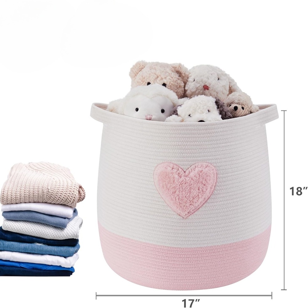 Pink Laundry Basket Hamper for - Baby Nursery Laundry Hamper review and price