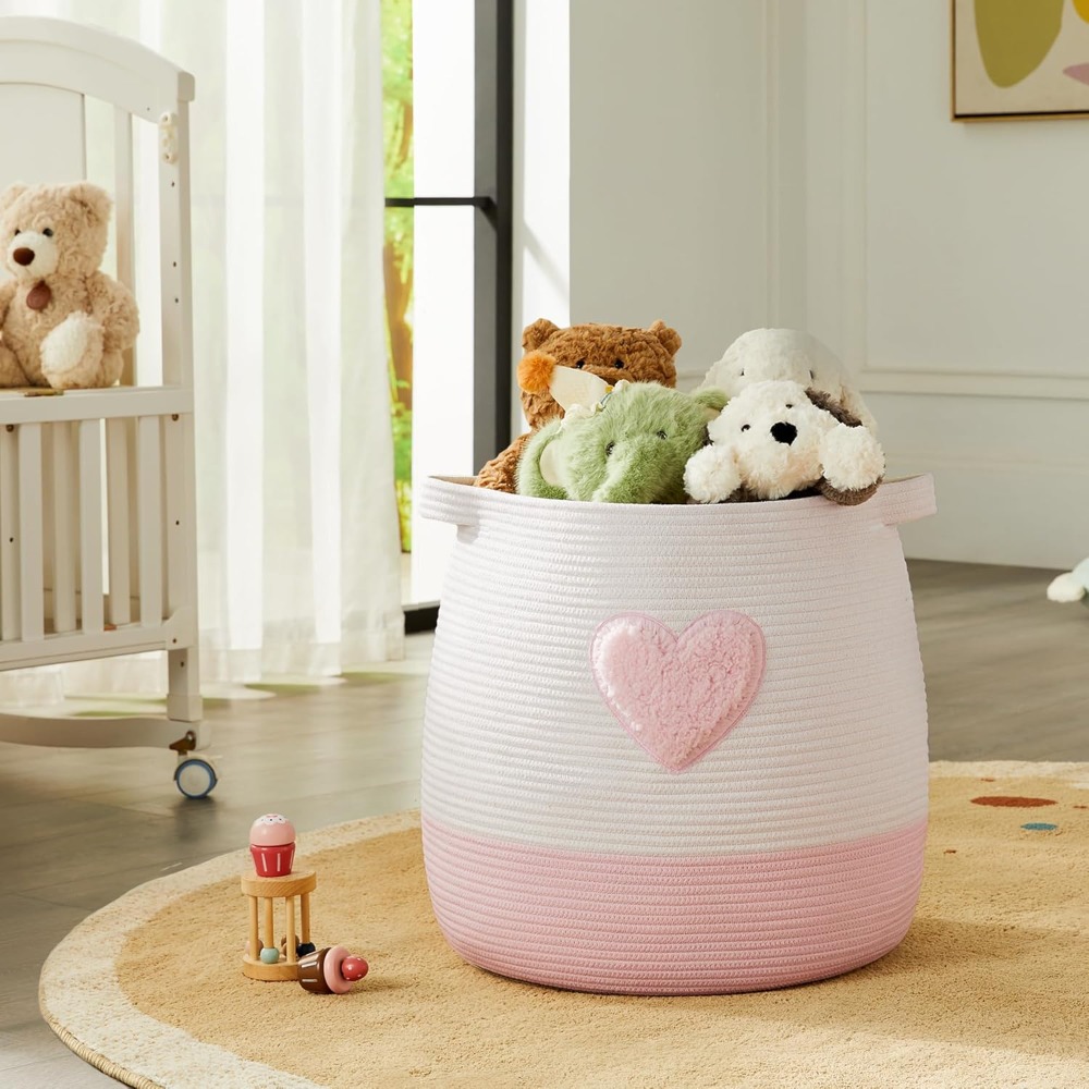 Pink Laundry Basket Hamper for - Baby Nursery Laundry Hamper review and price
