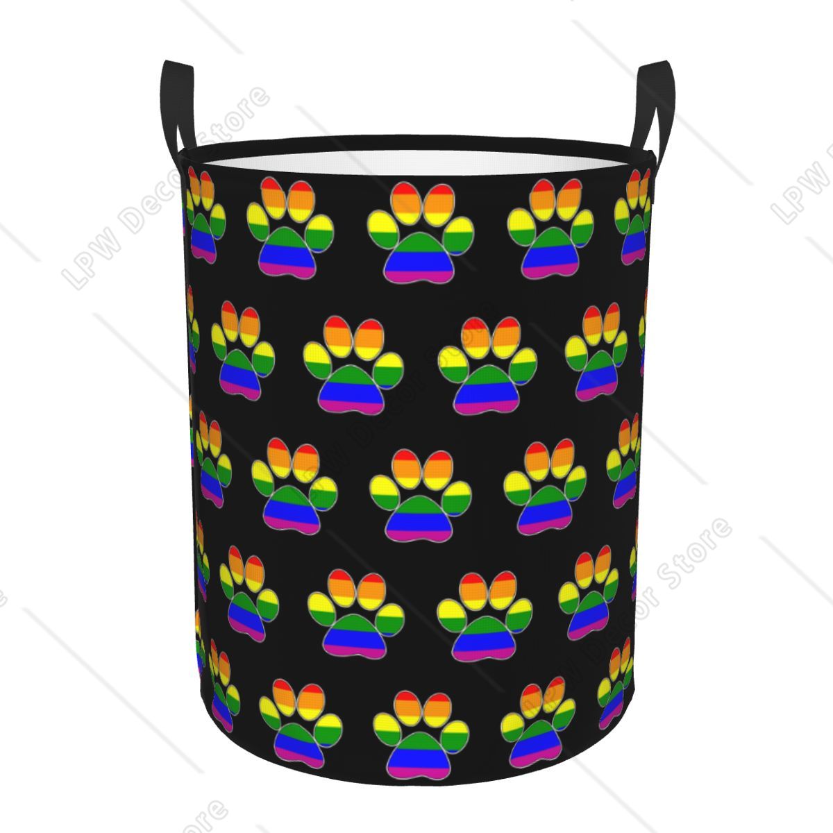 Custom LGBT Pride Gay Paw Laun - Baby Nursery Laundry Hamper review and price