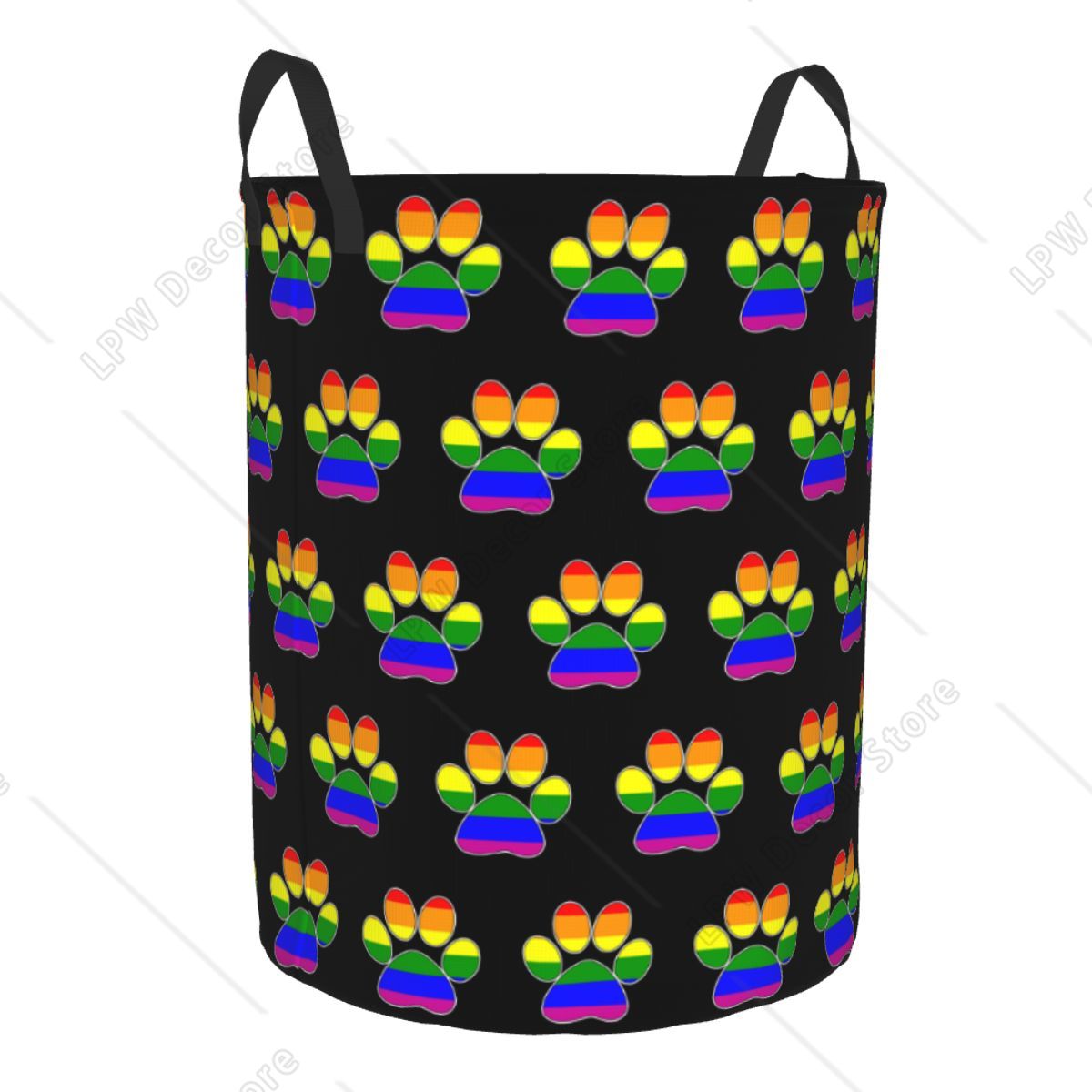 Custom LGBT Pride Gay Paw Laun - Baby Nursery Laundry Hamper review and price