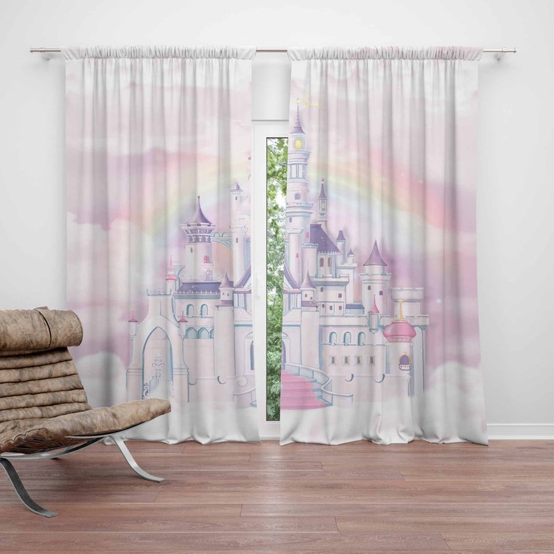 Princess Castle Nursery Curtai - Baby Nursery Youtube review and price