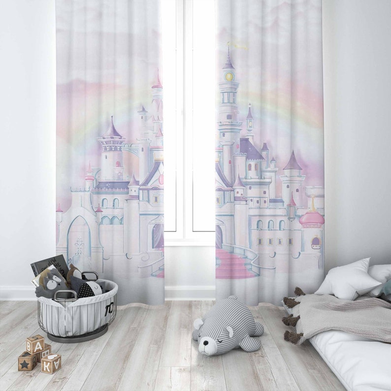 Princess Castle Nursery Curtai - Baby Nursery Youtube review and price