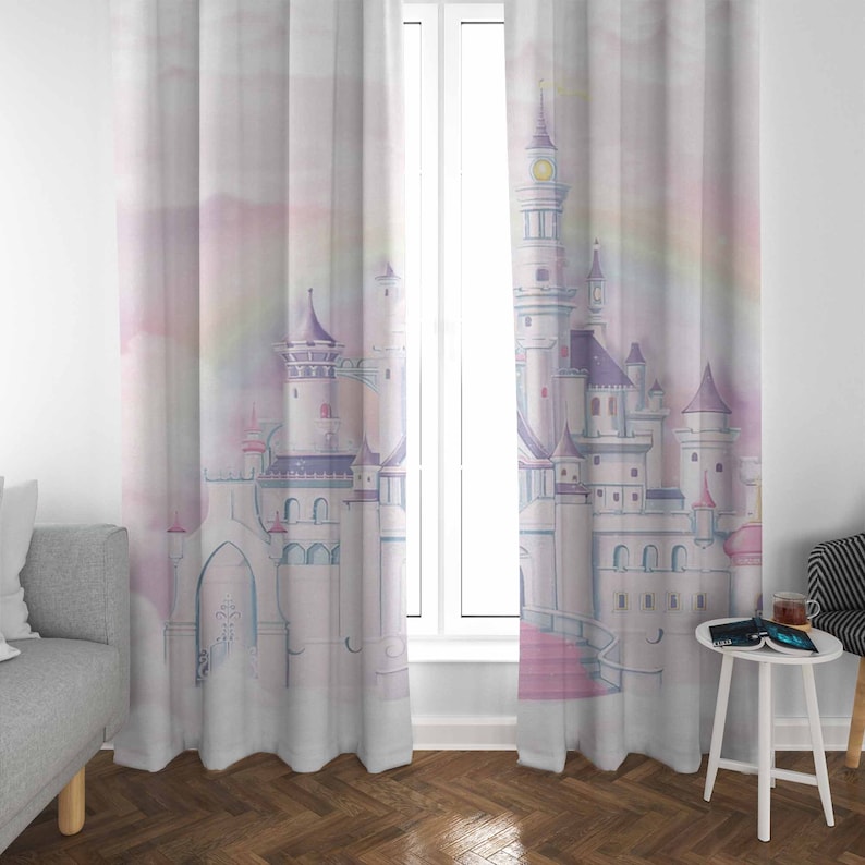 Princess Castle Nursery Curtai - Baby Nursery Youtube review and price