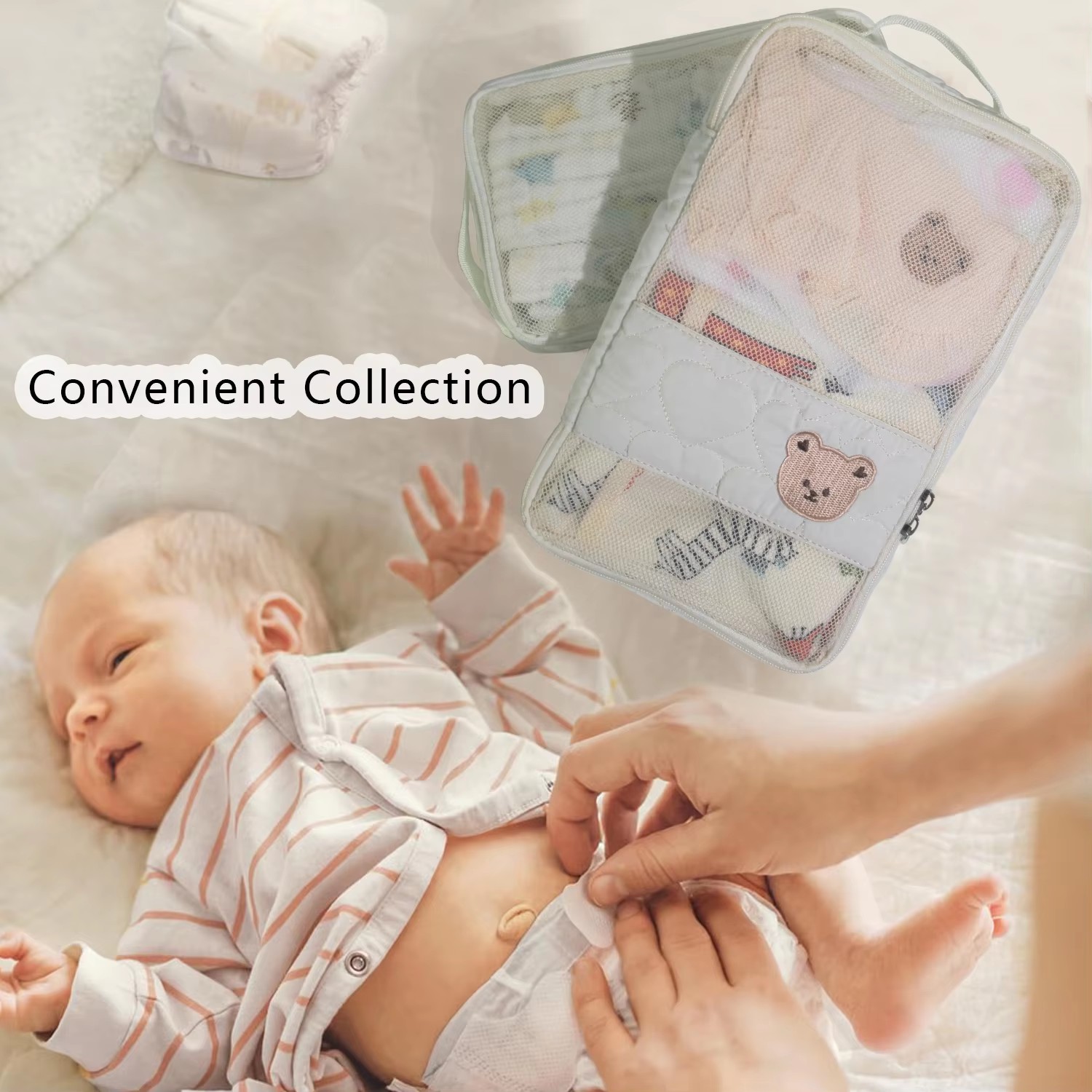 Portable Baby Diaper Bag Water - Diaper Caddy Organizer review and price
