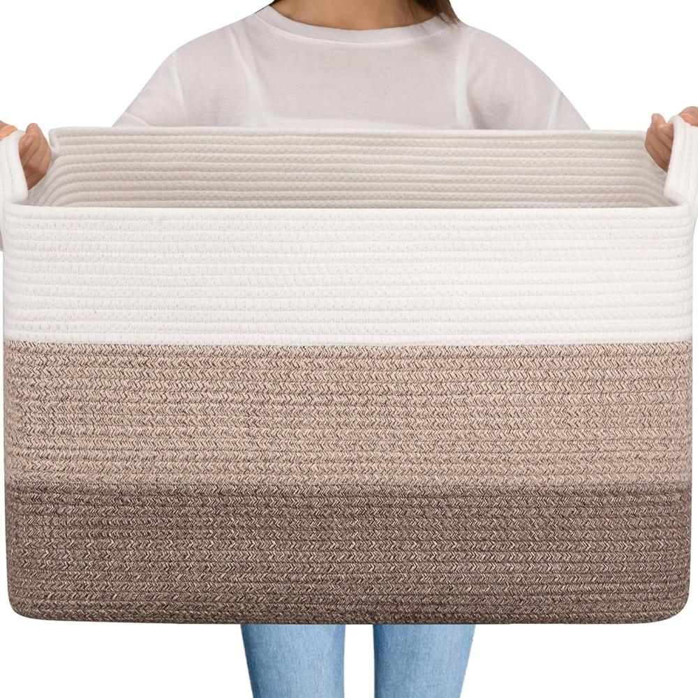 Extra Large 65L Woven Storage  - Baby Nursery Laundry Hamper review and price
