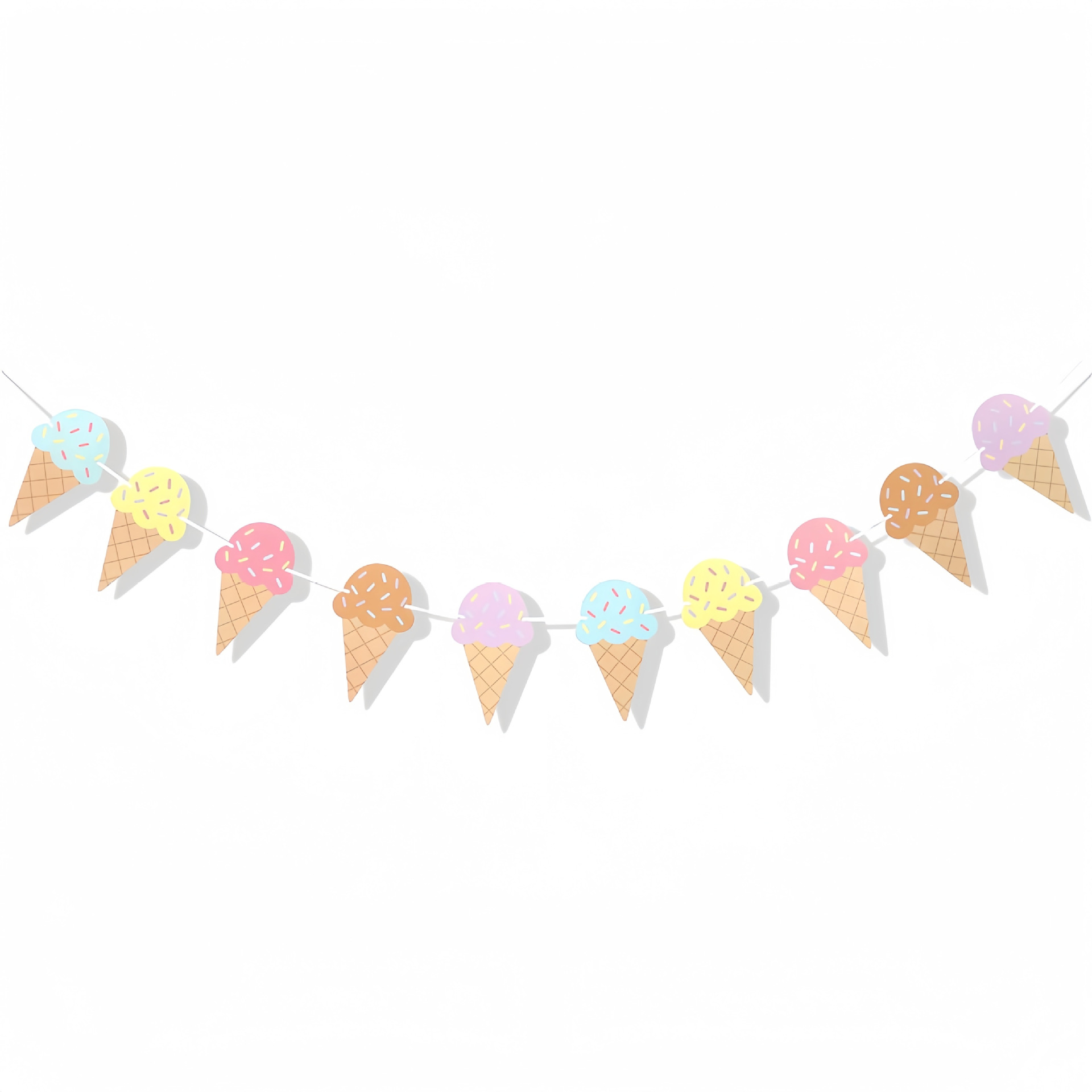 Sweet Ice Cream Theme Paper Ba - Baby Nursery Hanging Decor review and price