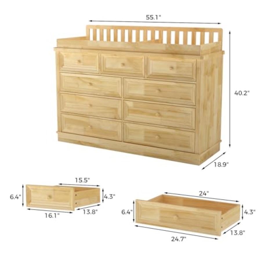 Baby Changing Table Dresser, 1 - Baby Nursery Dresser Changing Table review and price