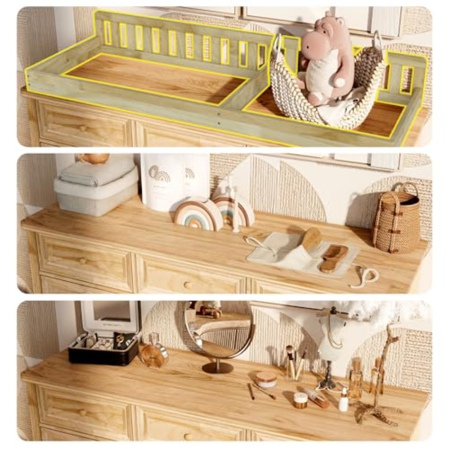 Baby Changing Table Dresser, 1 - Baby Nursery Dresser Changing Table review and price