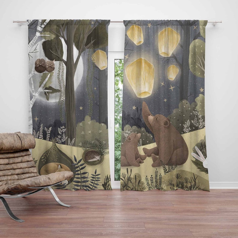 Woodland Nursery Curtains Anim - Baby Nursery Youtube review and price