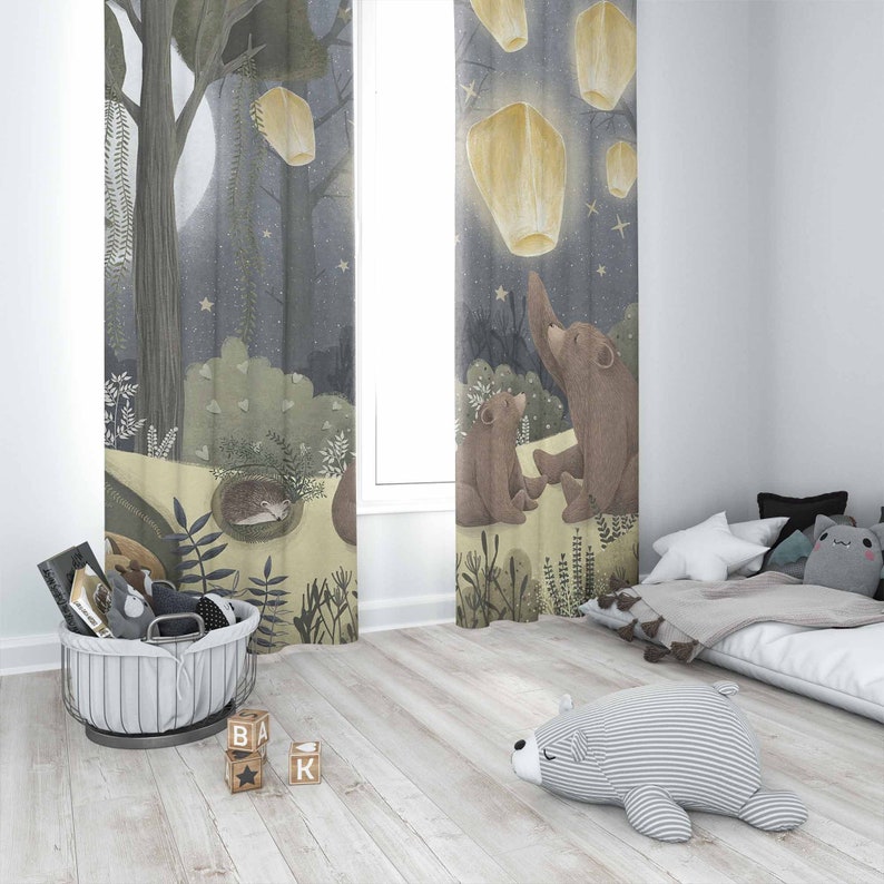 Woodland Nursery Curtains Anim - Baby Nursery Youtube review and price
