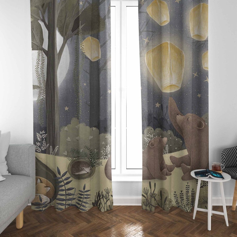 Woodland Nursery Curtains Anim - Baby Nursery Youtube review and price