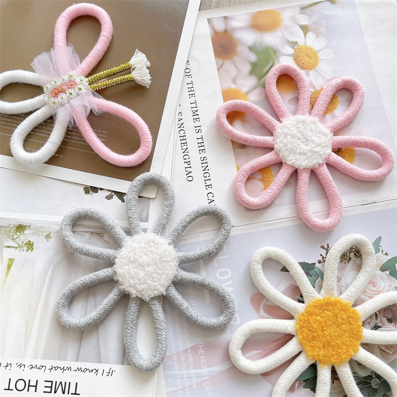 Cotton Rope Woven Daisy Flower - Baby Nursery Artwork review and price