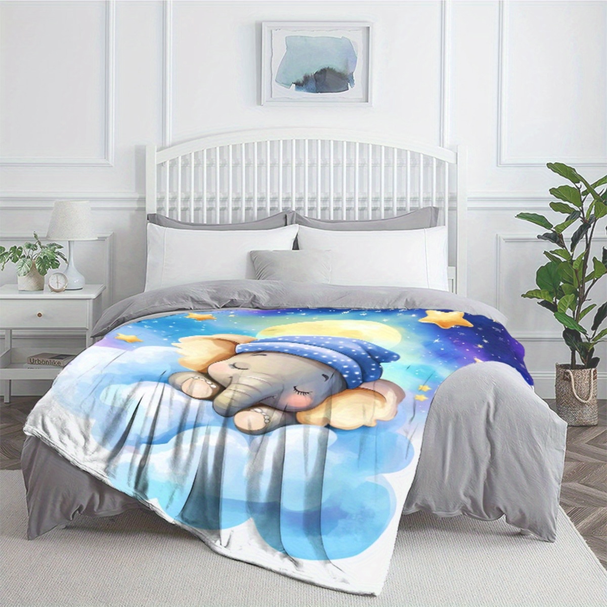 Sleeping Baby Elephant Cloud S - Baby Nursery Elephant Theme review and price
